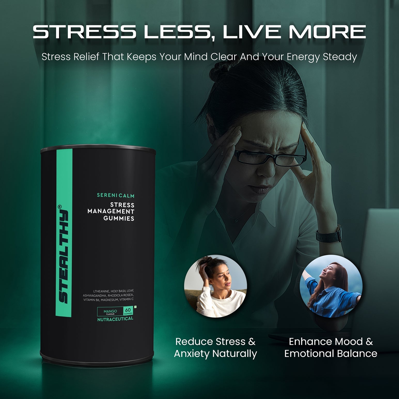 De-Stress Gummies for Calmness