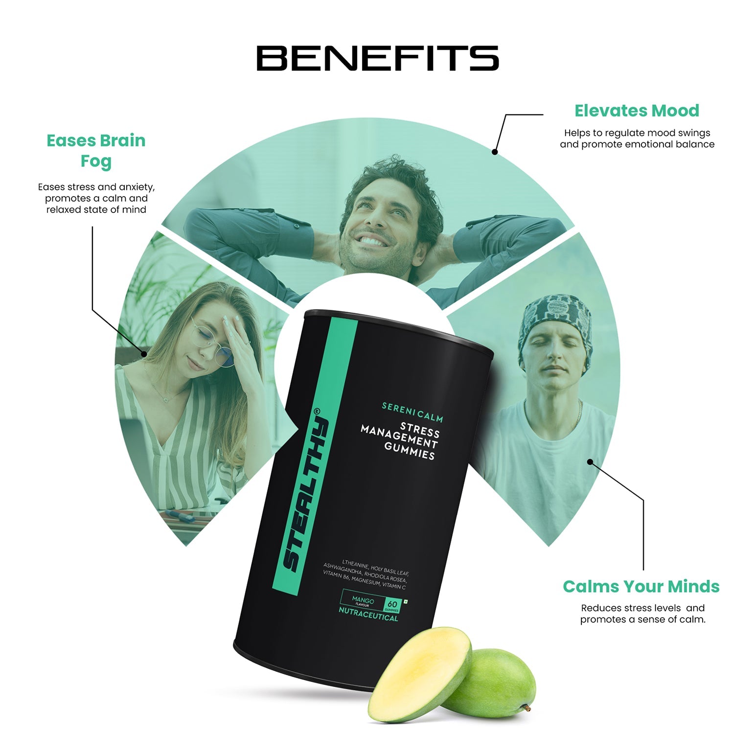 De-Stress Gummies for CalmnessĀ