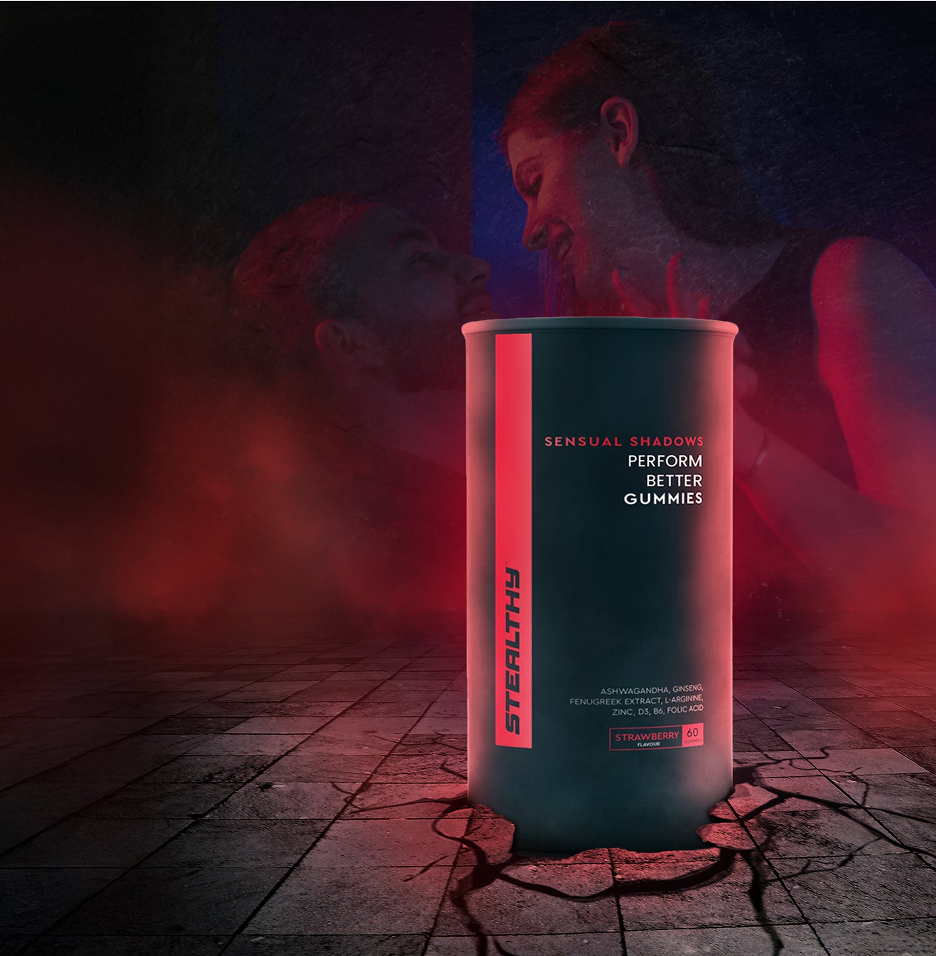 Stealthyfit Sensual Shadows perform better gummies in strawberry flavor