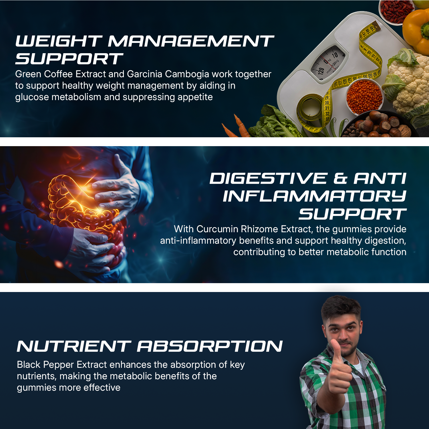 Fat Burner Metabolism Booster Gummies 