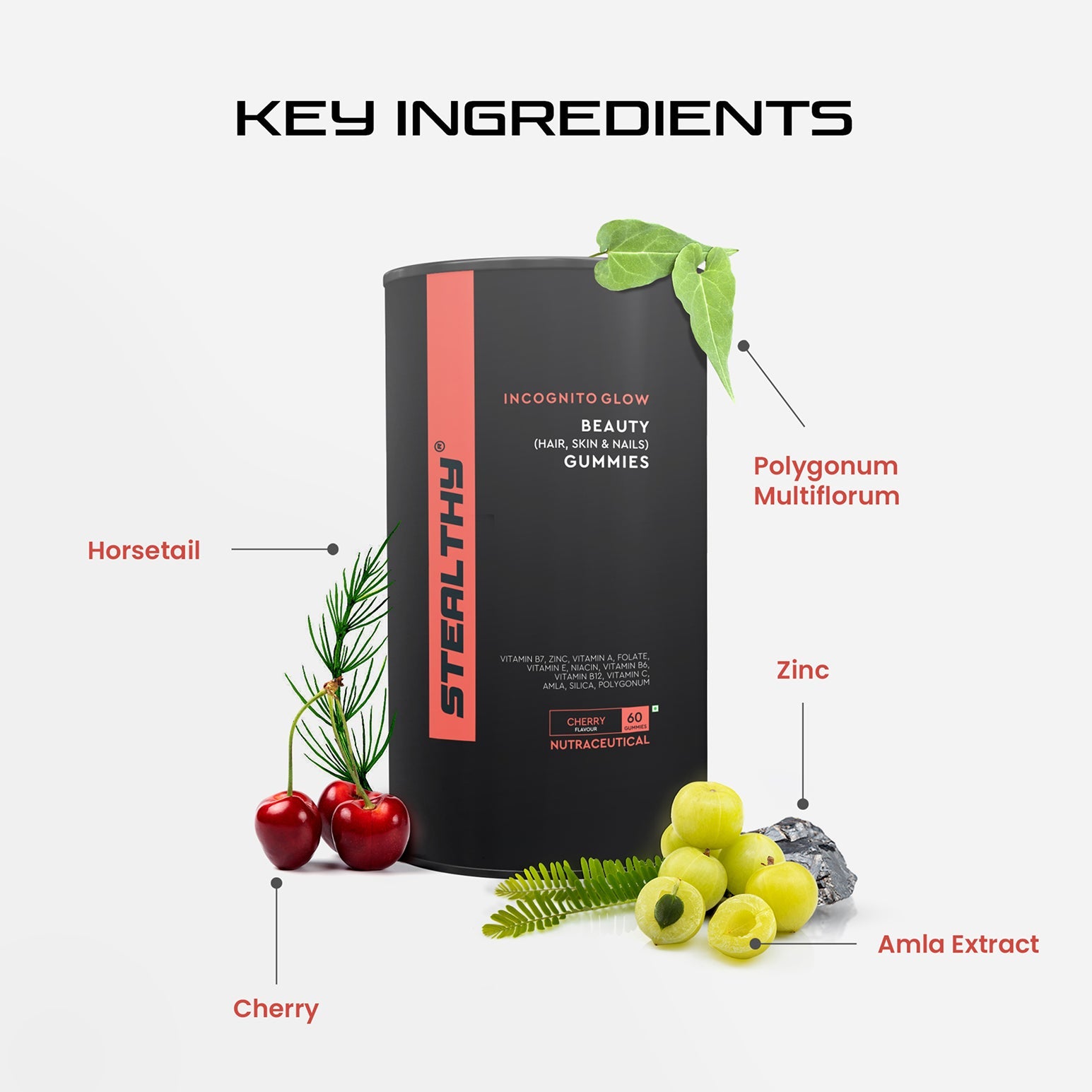 Beauty Gummies - Make Your Skin Glow, Hair Stronger, And Nails Healthier 