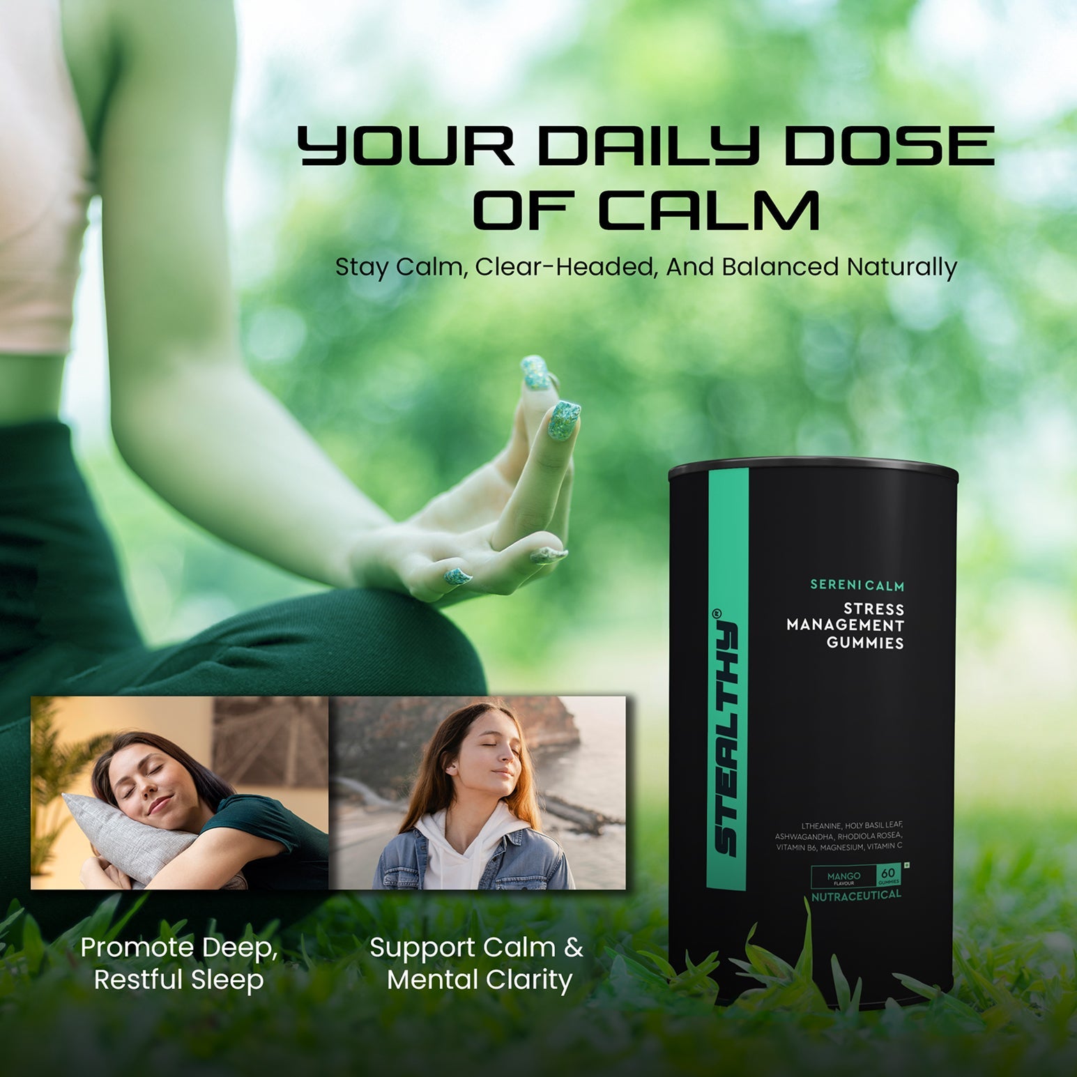 De-Stress Gummies for Calmness 